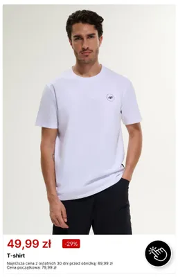 T-shirt męski 4F promocja w 4F