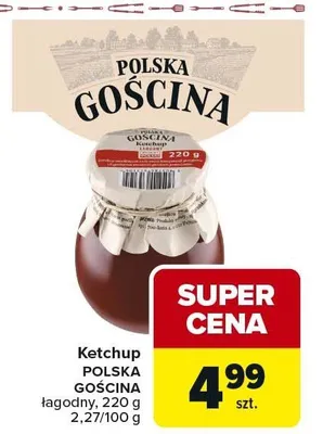 Ketchup łagodny promocja w Carrefour Market