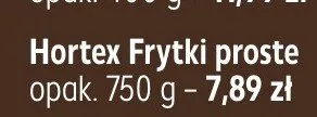 Frytki proste Hortex promocja w Kaufland