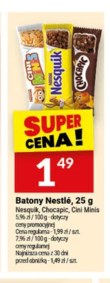 Baton Nesquik Nestlé promocja w Twój Market