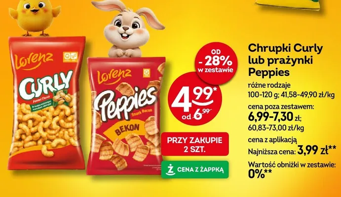 Prażynki Peppies bekon promocja w Żabka