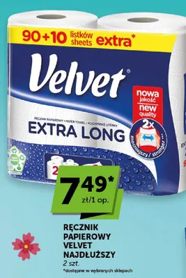 Ręcznik papierowy Extra Long najdłuższy promocja w Euro Sklep