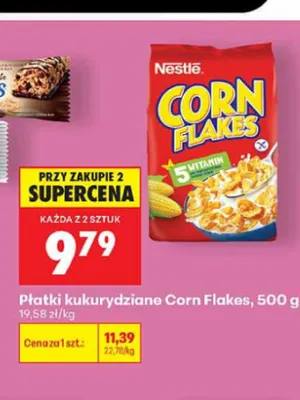 Płatki kukurydziane Corn Flakes Nestlé promocja w Biedronka