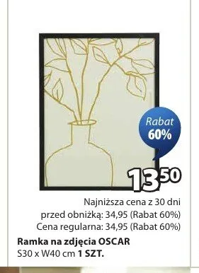 Ramka na zdjęcia OSCAR S30xW40cm promocja w Jysk