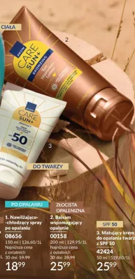 Balsam wspomagający opalanie Avon Care Sun+ promocja w AVON