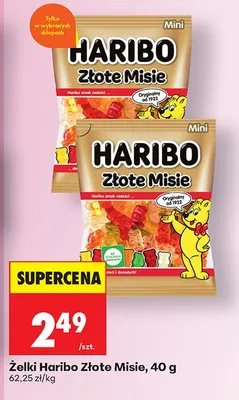 Żelki Złote Misie promocja w Biedronka