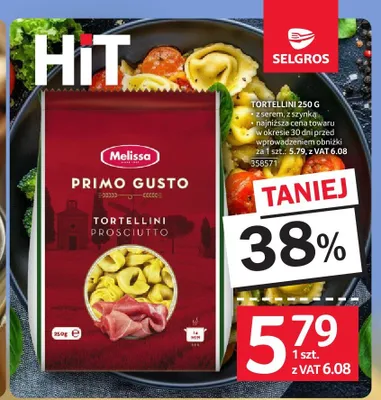 Tortellini z szynką Primo Gusto promocja w Selgros