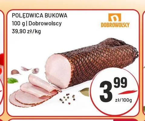Polędwica bukowa Dobrowolscy promocja w Sedal