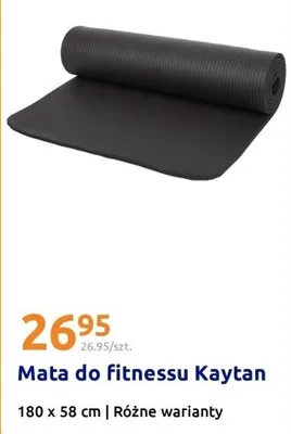Mata do fitnessu Kaytan promocja w Action