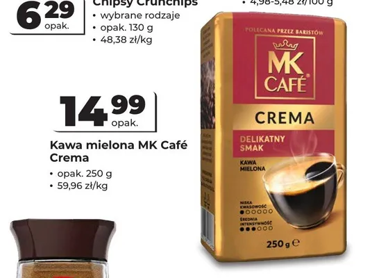 Kawa mielona MK Café Crema promocja w Odido