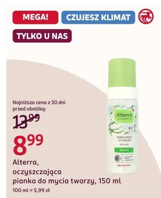 Oczyszczająca pianka do mycia twarzy, 150 ml promocja w Rossmann