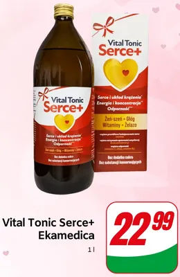 Vital Tonic Serce+ Ekamedica promocja w Dino