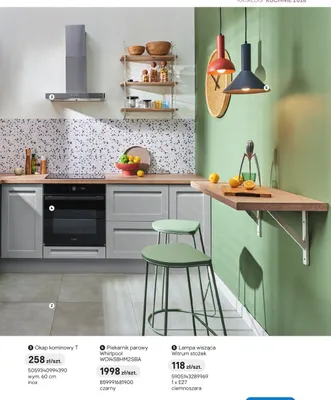 Okap kominowy T 60cm inox promocja w Castorama