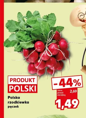 Rzodkiewka polska promocja w Kaufland