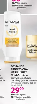 Odżywka do włosów Dessange Professional Hair Luxury Nutri-Extrême rozplątująca i zapobiegająca nadmiernemu wysuszaniu promocja w Hebe