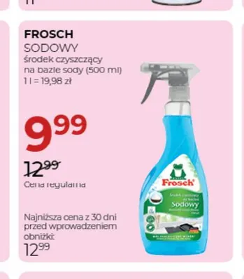 Środek czyszczący na bazie sody sodowy Frosch promocja w Drogerie Jawa