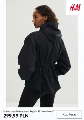 Kurtka przeciwdeszczowa Regular Fit StormMove™ H & M promocja w H&M