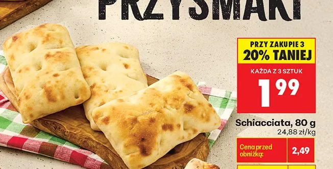 Schiacciata promocja w Biedronka