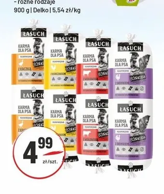 Karma dla psa Łasuch promocja w Sedal