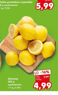 Cytryny promocja w Kaufland