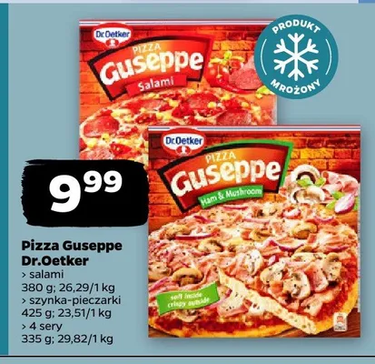 Pizza Giuseppe 4 sery Dr.Oetker promocja w Netto