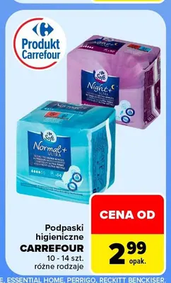 Podpaski higieniczne Ultra Normal+ Carrefour promocja w Carrefour Market