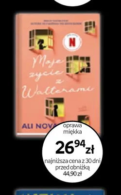Książka Moje życie z Walterami Ali Novak promocja w Empik