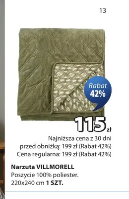 Narzuta Villmorell 220x240 cm promocja w Jysk