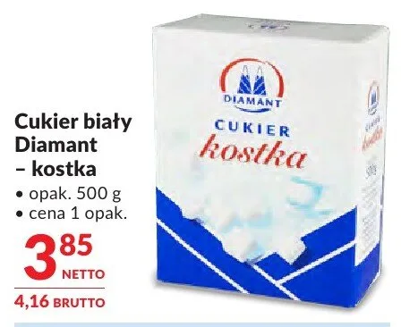 Cukier biały Diamant - kostka promocja w Makro
