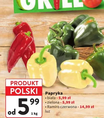 Papryka Ramiro czerwona luz promocja w Intermarche