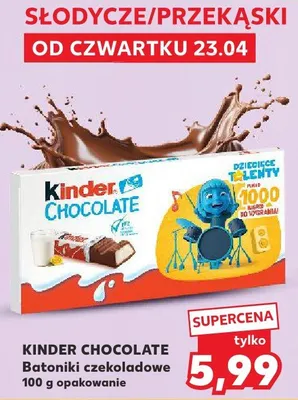 Batoniki czekoladowe promocja w Kaufland