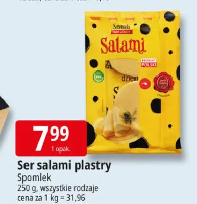 Ser salami plastry promocja w Leclerc
