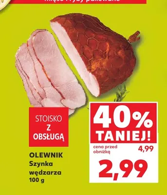 Szynka wędzarza Olewnik promocja w Kaufland