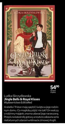 Książka Ludka Skrzydlewska Jingle Bells & Royal Kisses promocja w Empik