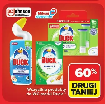 Produkty do WC marki Duck promocja w Carrefour