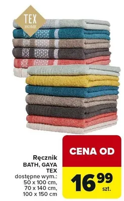 Ręcznik Bath, Gaya Tex promocja w Carrefour