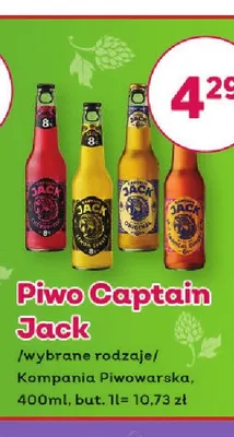 Piwo Captain Jack promocja w Bliski