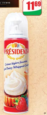 Śmietanka w sprayu promocja w Dino