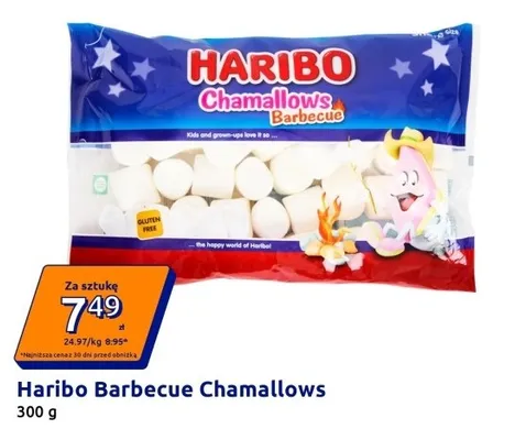 Pianki Haribo Barbecue Chamallows promocja w Action