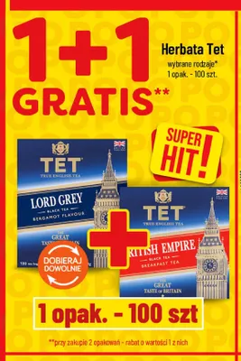 Herbata Tet British Empire promocja w POLOmarket