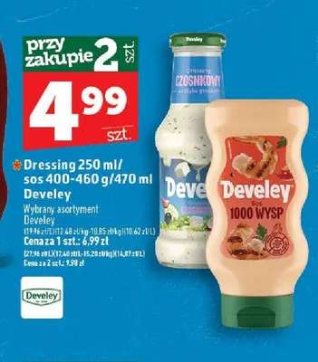 Sos 1000 wysp Develey 400-470ml promocja w TOPAZ