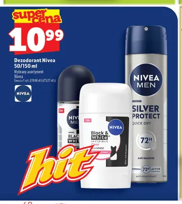Dezodorant Nivea Men Silver Protect promocja w TOPAZ