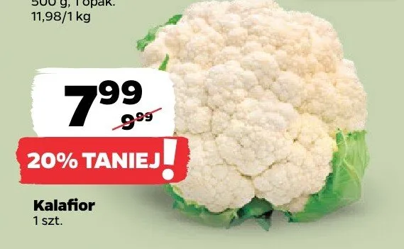 Kalafior promocja w Netto