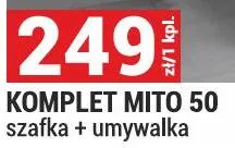 Komplet Mito 50 szafka + umywalka promocja w Merkury Market