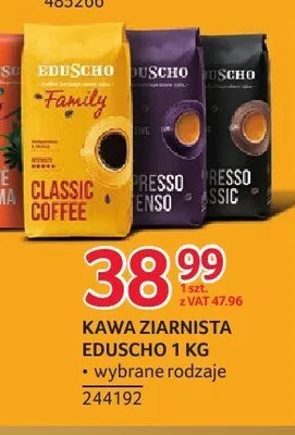Kawa ziarnista Eduscho promocja w Selgros