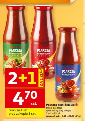 Passata pomidorowa Rustica Auchan promocja w Auchan