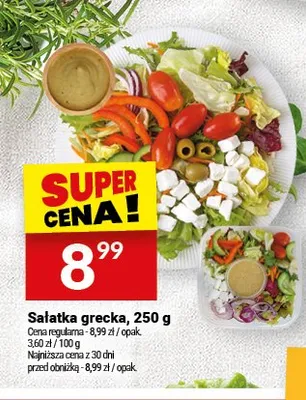 Sałatka grecka Białecki Kuchnia promocja w Twój Market
