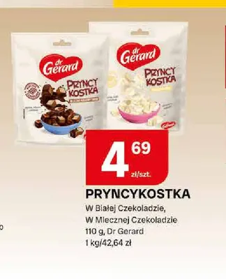 Pryncykostka w mlecznej czekoladzie Dr Gerard promocja w Chorten