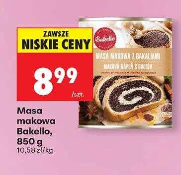Masa makowa promocja w Biedronka