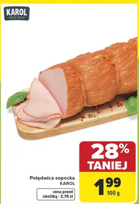 Polędwica sopocka promocja w Carrefour
